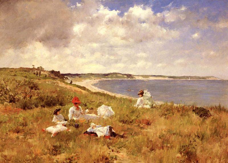 William Merritt Chase Idle Hours Germany oil painting art